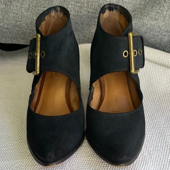 Corso Como Bernadette Ankle Bootie Buckle Heel dyed Black - Picture 4 of 10